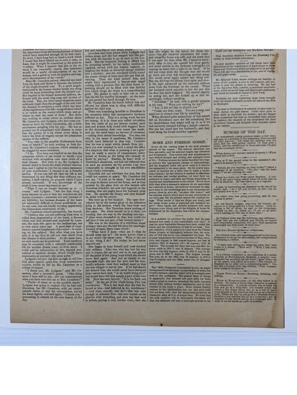 1872 Harper’s Weekly Belfast Riots Orangemen Ireland Political Print